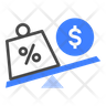 icons for debt ratio