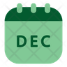 free december calendar icons