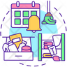 declutter regularly icon png