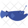 deep-sea fish icon svg