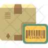 icon delivery box barcode