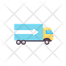 free delivery bus icons