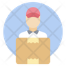 delivery boy id symbol