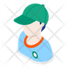 icon for delivery person