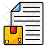 icon for delivery note