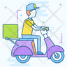 icon for delivery-scooter