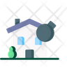icon for house demolition