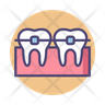 icons of dental braces