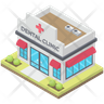 dental clinic building icon