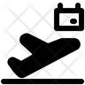 departure flight schedule icon png
