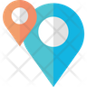 multiple locations icons