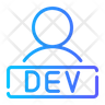 man software developer logo