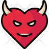 devil heart emoji