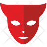 devil mask logos