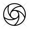 icons for diafragma