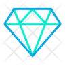 gem turquoise icon png