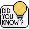 did you know icon png