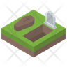 digging gravel symbol