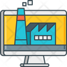 icons of digital factory