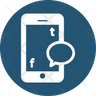icon for mobile social media