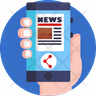 digital news icons free