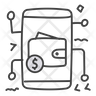 electronic cash icon png