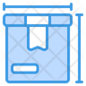 icons of box dimension