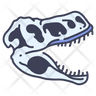 icons for dinosaur skull