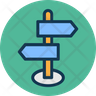 directions board icon png