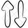 opposite arrow symbol