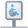 handicapped parking icons