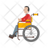 disabled man icons
