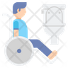 disabled toilet icon svg