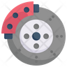 icons of car brake discs