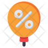 discount balloon symbol