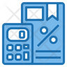 icons for discount calculator