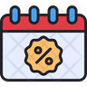 icon for discount date