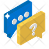 frequently ask questions icons