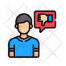 icon for customer response rate
