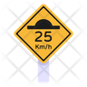 free distance road board icons