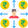 free income diversification icons