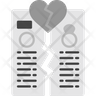 divorce document symbol