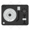 dj turntable icon