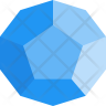 dodecahedron shape logo