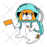 dog astronaut icon png