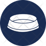 dog bowl logo