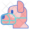icon for dog muzzle