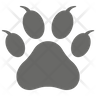 free dogs paw icons