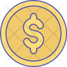 dollar heart icon png