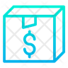 icon for dollar box